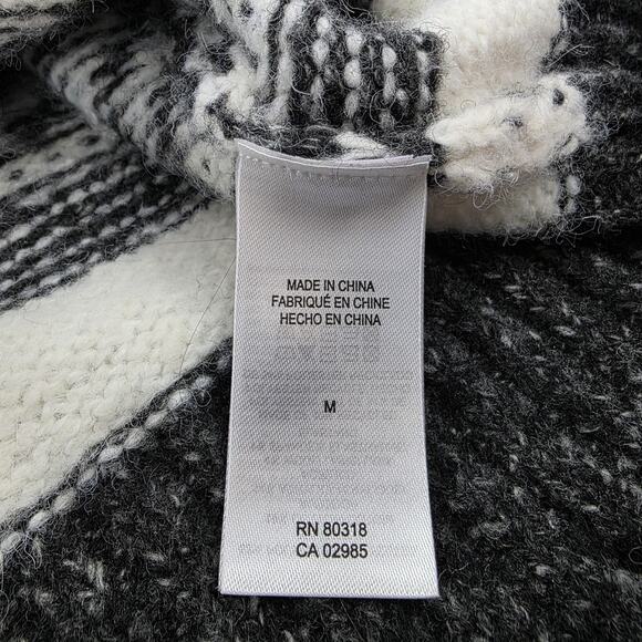 Lucky Brand Sweater Womens Medium Geometric Atzec Crewneck Pullover Soft Knit - Picture 12 of 16